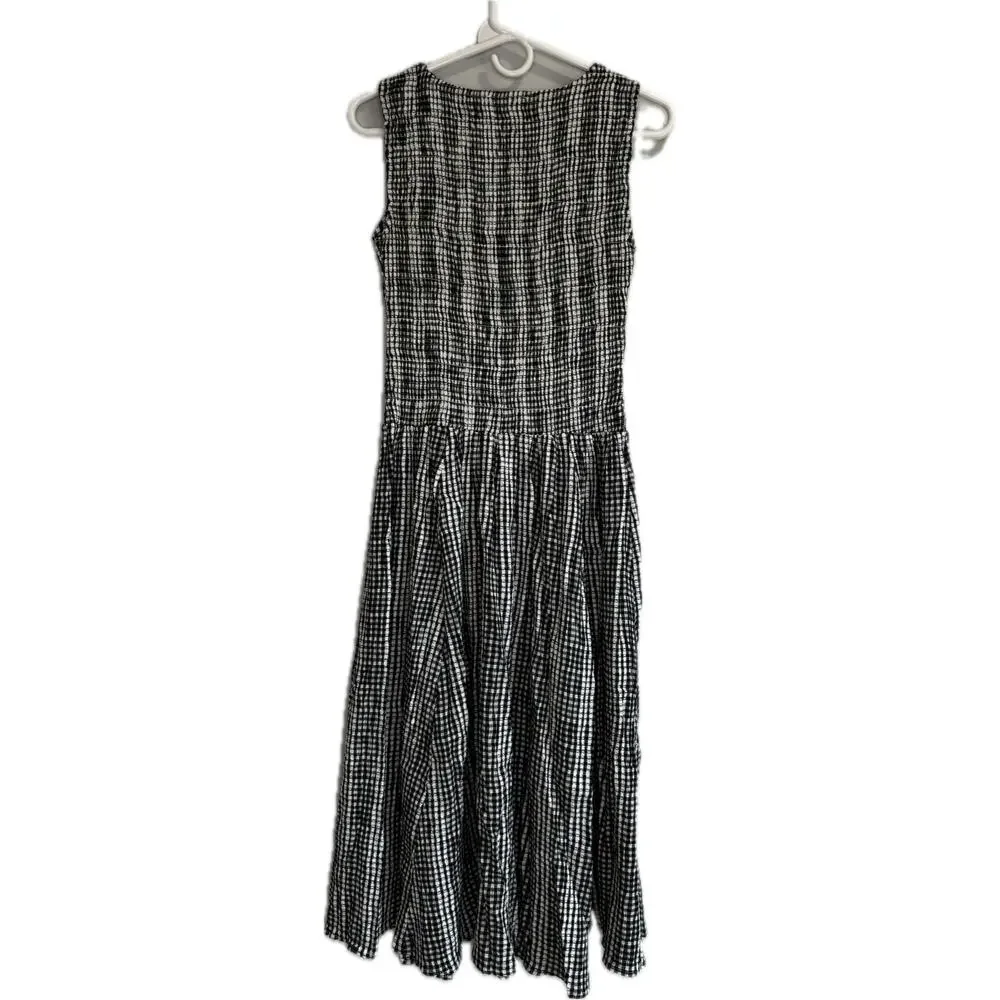 J.Crew Lina midi dress in gingham PS